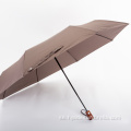 Extra stort kompakt golffällbart paraplyströmskydd